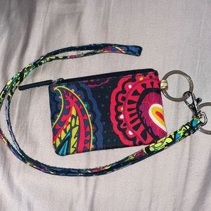 Vera Bradley wallet & lanyard